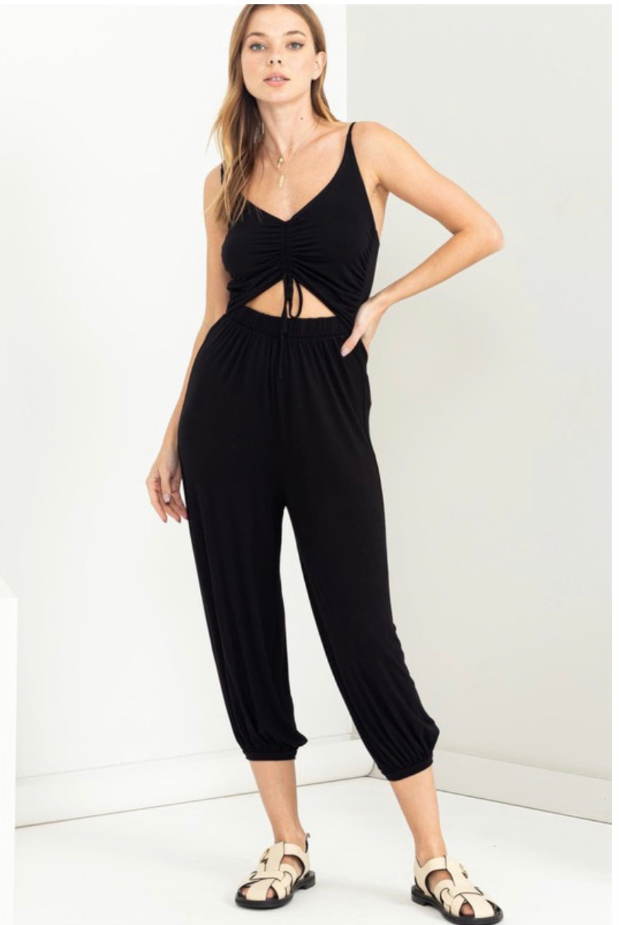 Black Cutout Jumper