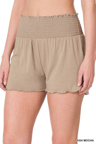 Smocked Waist Shorts